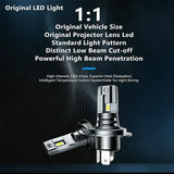 Led H4 Headlight Bulbs