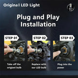 Led H4 Headlight Bulbs