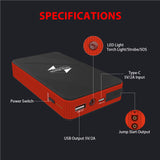 INORISING MS100 Compact Jump Starter 1000A