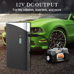 DC output ports of Inorising MS200 portable car battery jump starter for 12V and 19V devices.