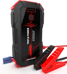 Inorising MS-401 lithium battery car jump starter main product view – compact and portable design.